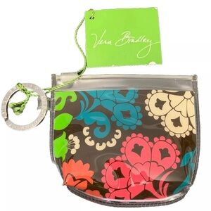 NWT Vera Bradley Zippidy Keychain Coin Purse Pouch LOLA Multicolor Floral